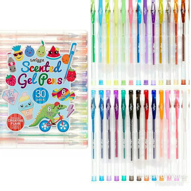 

❉ SMIGGLE SCENTED GEL PENS X30 - PULPEN GEL SMIGGLE ISI 30 ➭