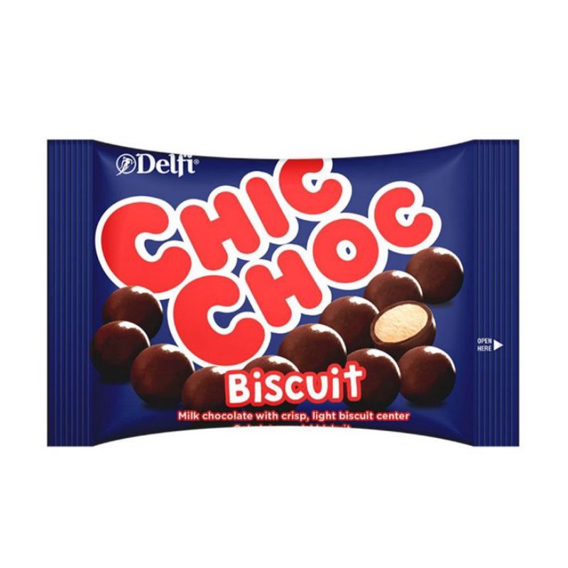 

Delfi Chic Choc Biscuit Bola Cokelat 50gr