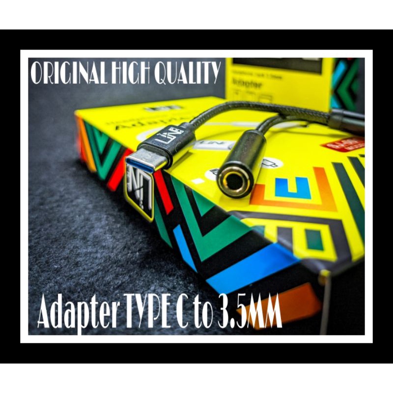 Adapter / Converter Type C to 3.5 mm original 100% high quality
