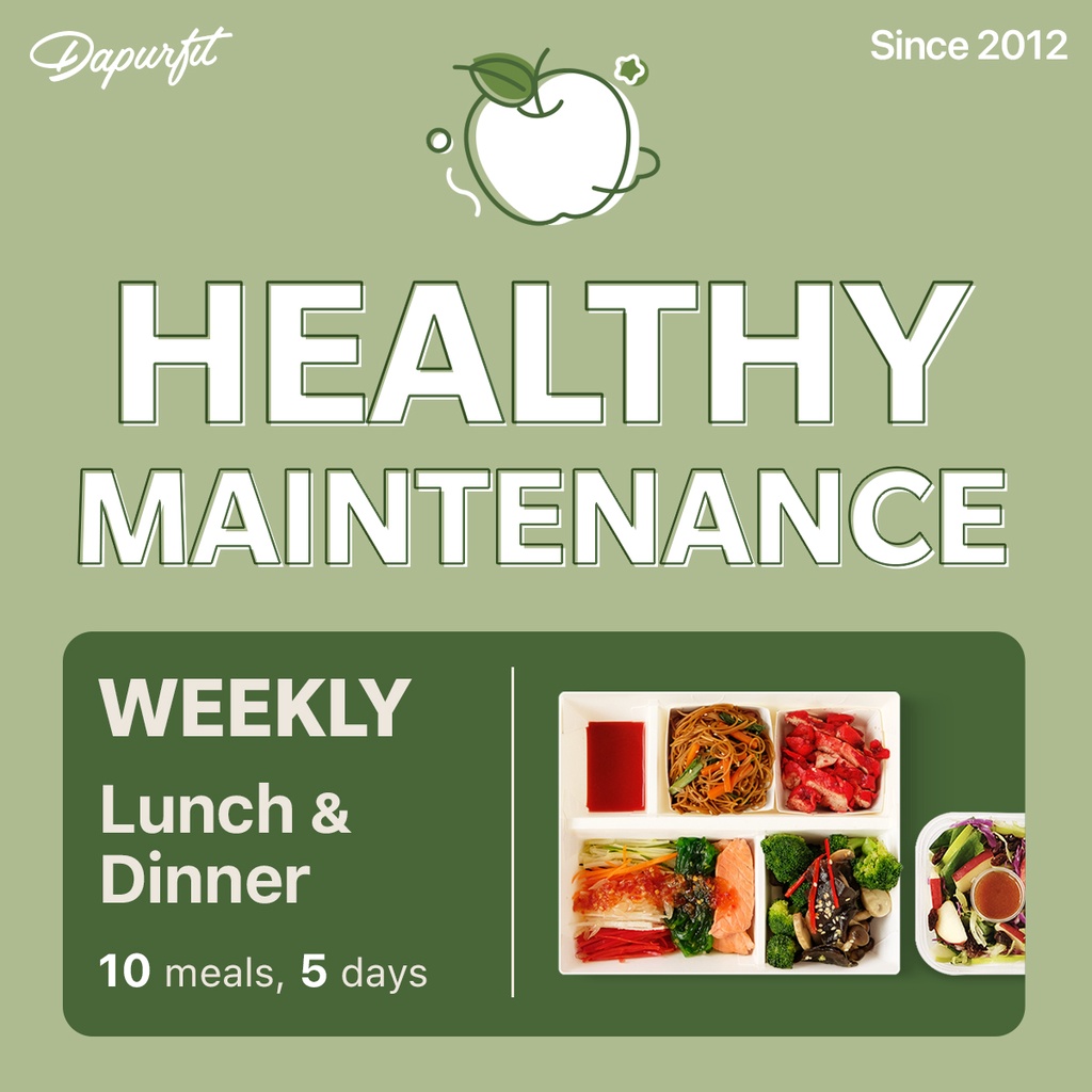 

Dapurfit Healthy Lifestyle WEEKLY Lunch AND Dinner (10box-5days) Best Diet Catering Program