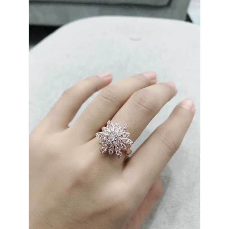 Cincin Bintang Laut (Replika Berlian)