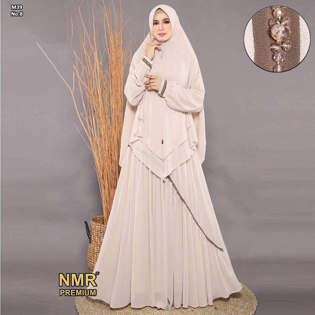 M39-8 Gamis Syar'i NMR BY NAMIRA PREMIUM