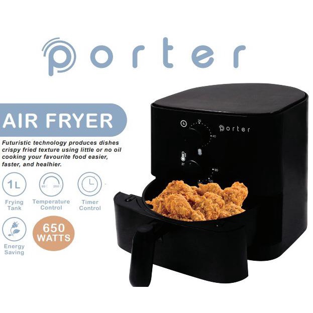 Jual Porter Air Fryer 1 L Mesin Penggoreng Tanpa Minyak Sahnumputri ...