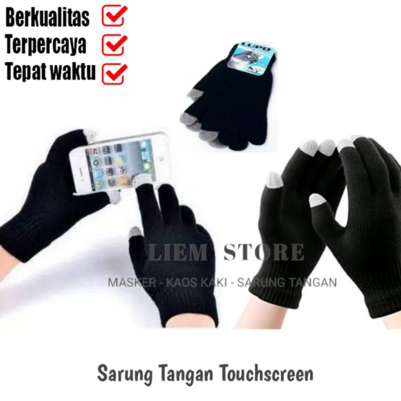 Sarung Tangan TOUCHSCREEN / Sarung tangan Handphone / Sarung