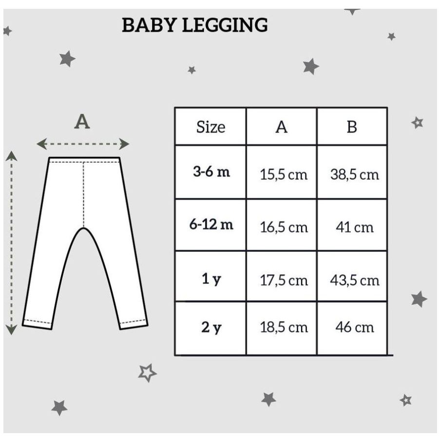 Little Palmerhaus Baby Legging anak / bayi 3M - 2Y