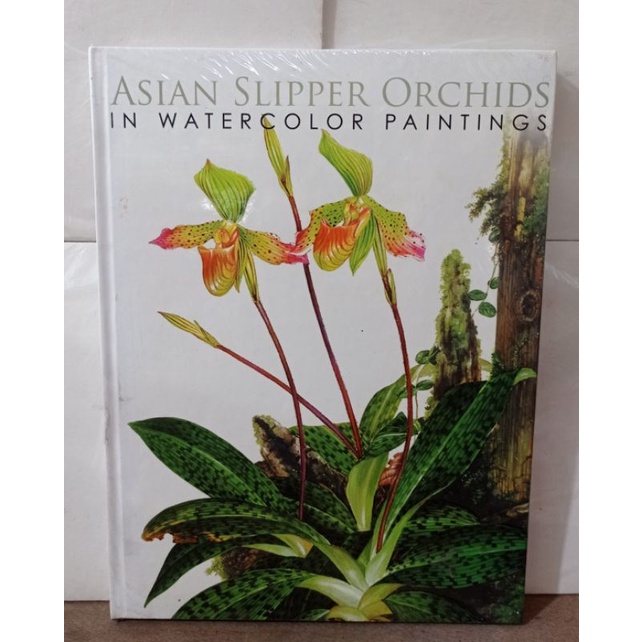 Asian Slipper Orchids in Water Color Paintings-buku ANGREK