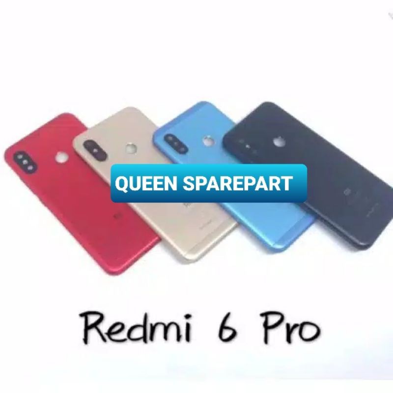 Backdoor Tutupan Belakang Back Casing Xiaomi Redmi 6 Pro MiA2 Lite Mi A2 Lite