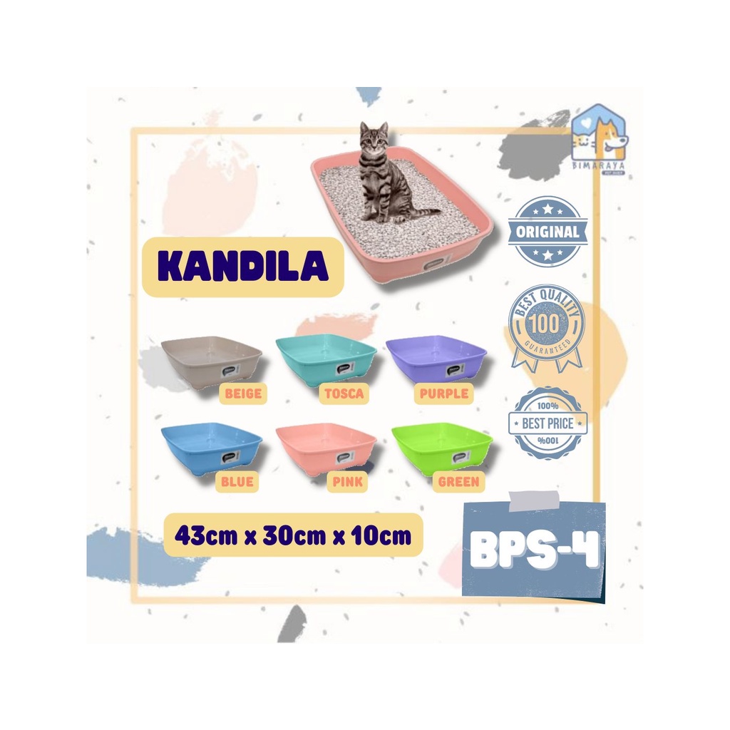 KANDILA CAT LITTER BOX // BAK PASIR KUCING BPS-4