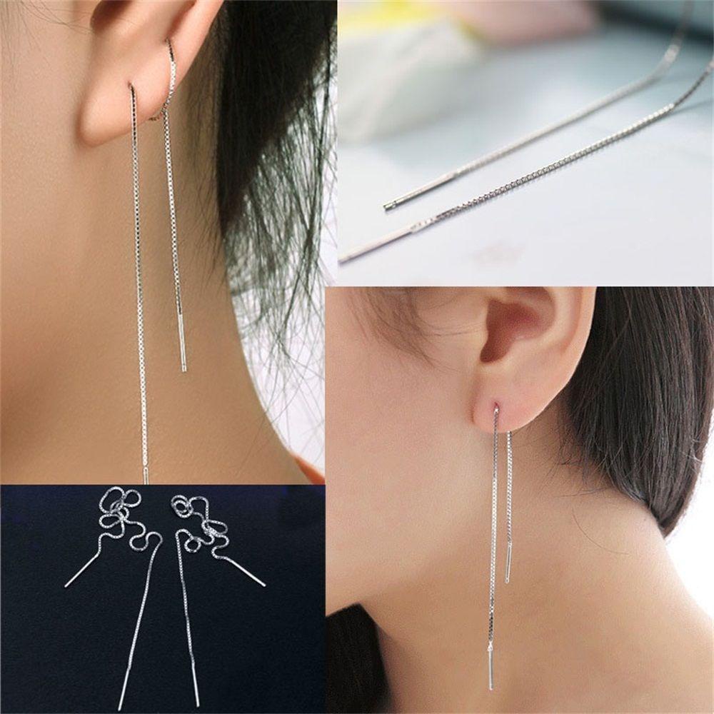 Needway Ear Line Korea Plated Line Chain Ear Anting Panjang