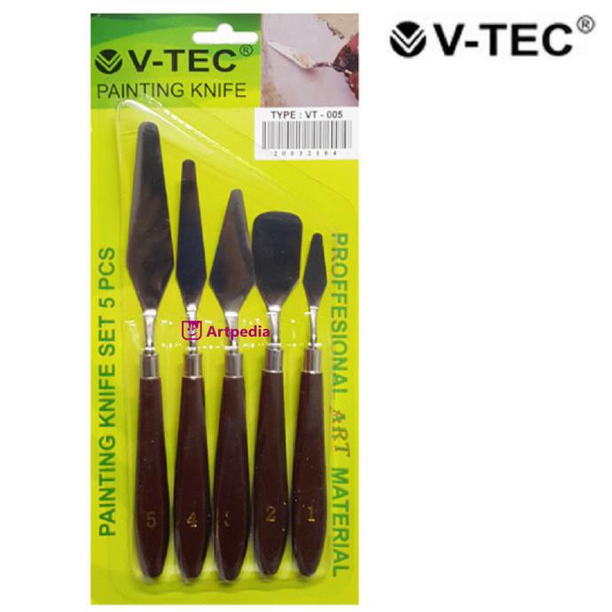 

HOT SALE V-Tec Painting Knife Set 5 / Pisau Palet VT-005