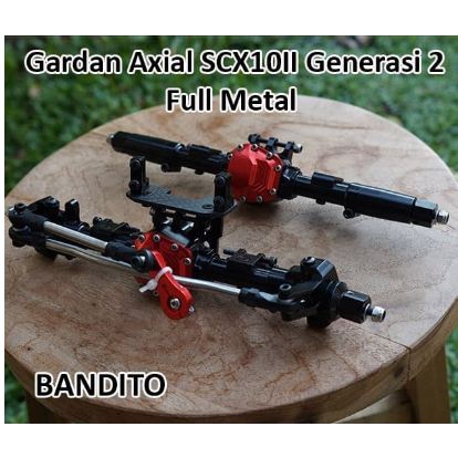 Bandito Metal Gardan Axial SCX10ii SCX10 Generasi 2 XVD Belok Kecot