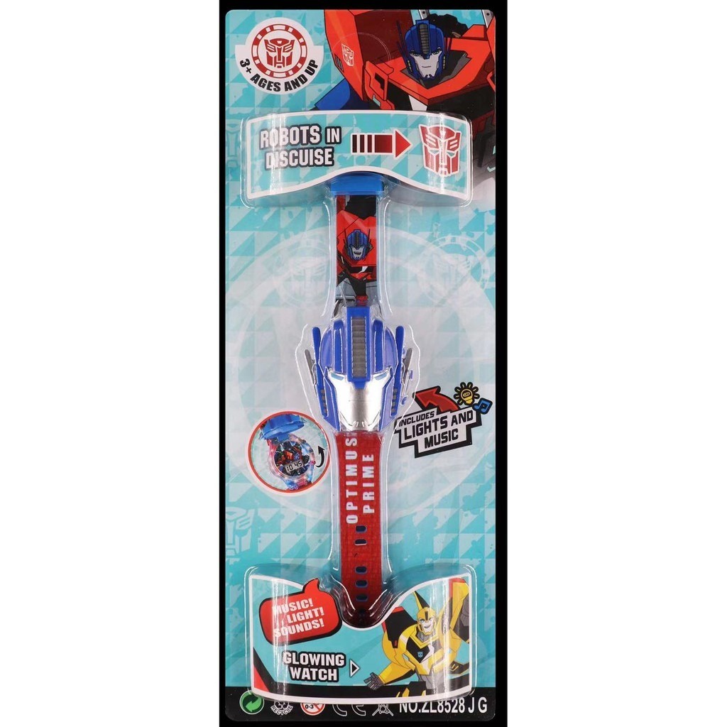 JAM TANGAN ANAK LAKI LAKI TRANSFORMERS OPTIMUS