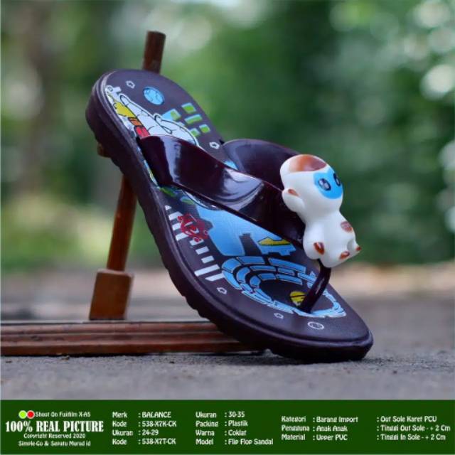 Sandal anak tobot balance 538 - sandal jepit anak laki laki