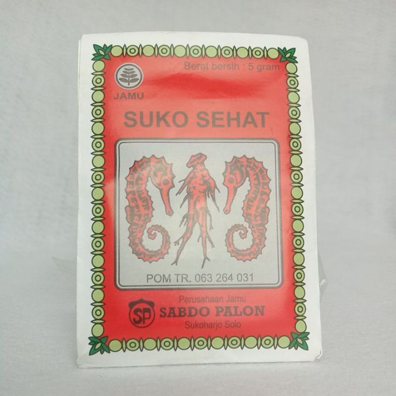 

Jamu Meredakan kembung, SUKO SEHAT/Ginseng (isi 10 sachet)