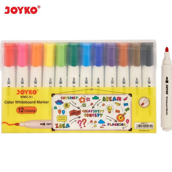 

TERMURAH Color Whiteboard Marker Spidol Warna Papan Tulis Joyko WMC-51/PULPEN GEL/PULPEN LUCU/PULPEN 1 PACK/PENSIL WARNA/PENSIL 2B/PENGHAPUS JOYKO/PENGHAPUS LUCU/RAUTAN PENSIL PUTAR/RAUTAN ELEKTRIK/SPIDOL WARNA/SPIDOL PERMANEN/SPIDOL WHITEBOARD/CORRECTION