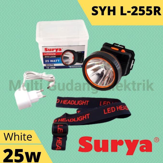 SENTER KEPALA SURYA SYH L 255 R 25 WATT CAHAYA PUTIH