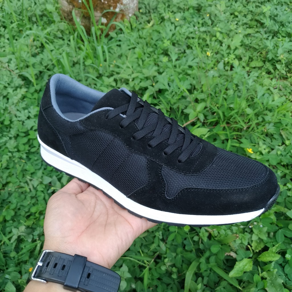 SWIFT BLACK |FORIND x Volve| Sepatu Sneakers Kets Running Sport Pria/Cowok/Men Sneakers Ori Footwear