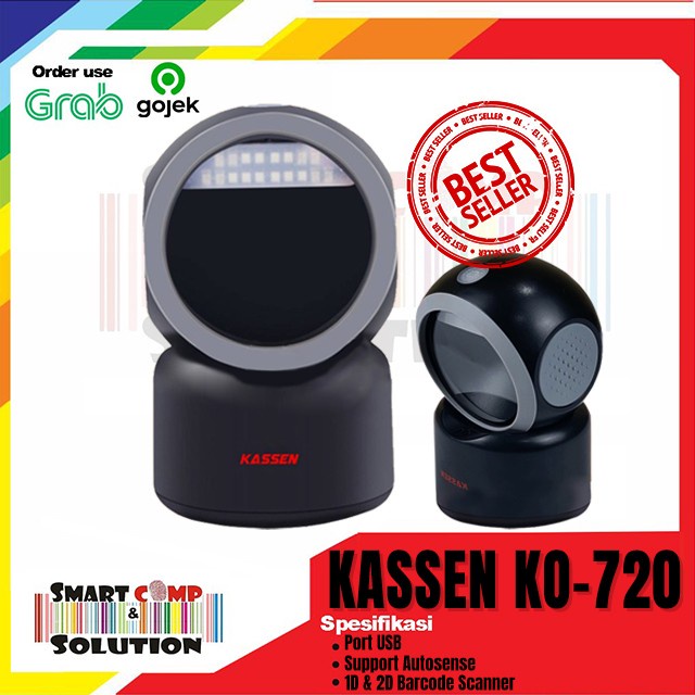 2D IMAGE OMNI QR CODE KASSEN KO-720 SETARA PRJ PRJ-666 BARCODE SCANNER