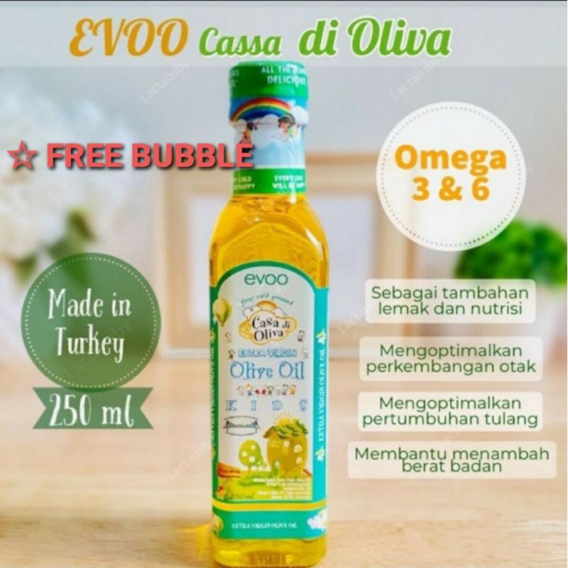 EVOO MPASI Casa di Oliva 250ml , berlabel HALAL, FREE BUBBLE WRAP