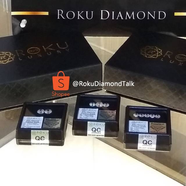 Roku Diamond - Set Round Cut