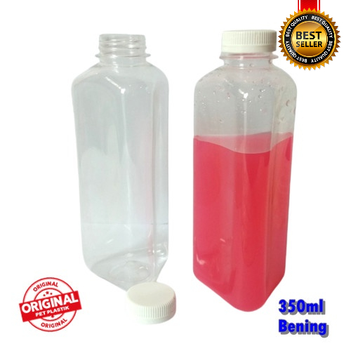 350ml botol BERLIAN pet plastik botol segitiga botol minuman bening