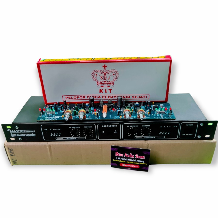 Paket Kit Box + kit BBE Bass Boster Expander Kualitas bagus