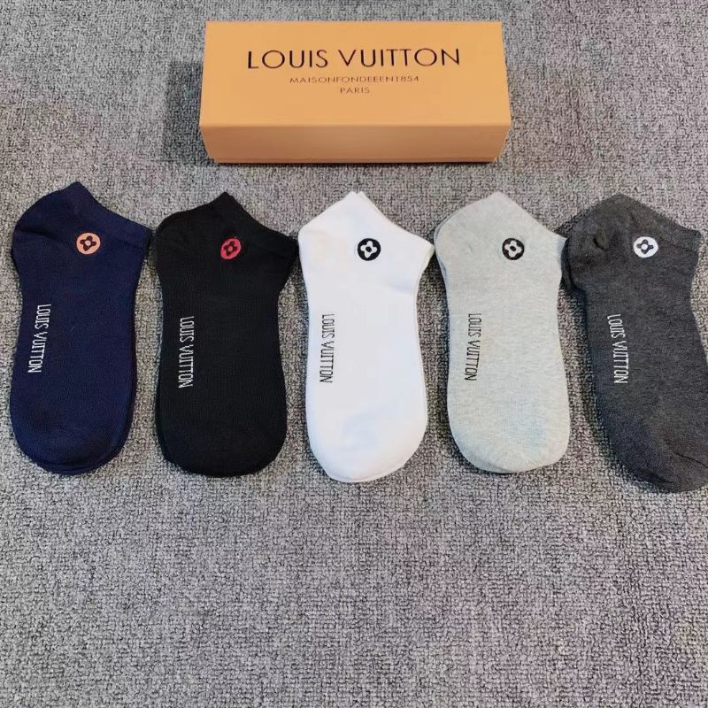 kaos kaki lv set socks premium quality