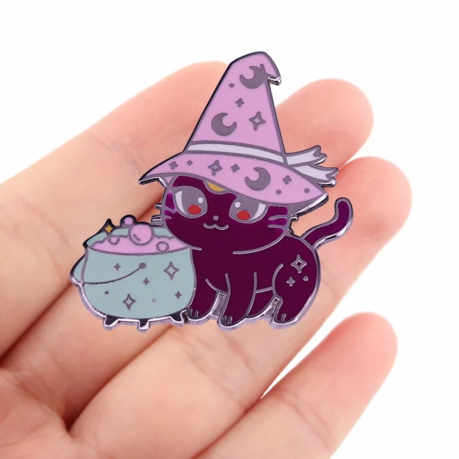 Bros Pin Enamel kucing keren