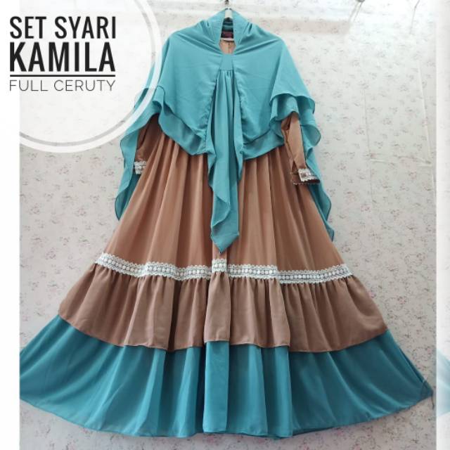 Kamila set Syar'i Sale 275k dari 450k