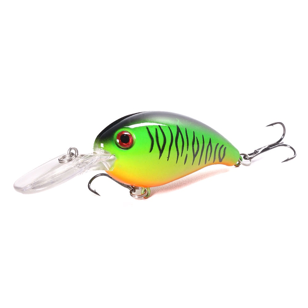 HENGJIA 6PCS Umpan crankbait 3D Eyes hard Bait 10cm 14g Artificial lures swimbait fishing lure wobbler Tackle