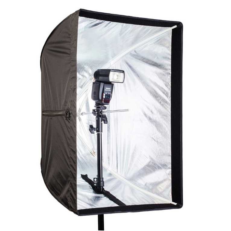 Softbox Lighting Studio Payung Reflektor 50x70cm Flash Speedlight