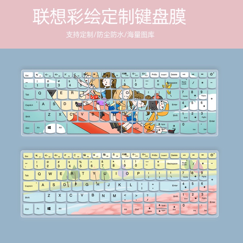 Film Pelindung Keyboard Laptop Motif Kartun Untuk Thinkbook15 IdeaPad 320s-15 720-15 V730-15 V330-15 C940