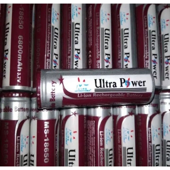 Barangunik2021-Baterai Lithium 18650 6800mAh Mitsuyama Battery Isi Ulang