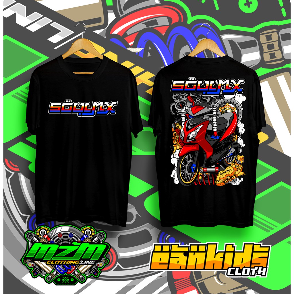 Baju kaos pria distro original/KAOS DISTRO  YAMAHA SOUL MX/kaos pria keren/pakaian pria/ mio lovers/