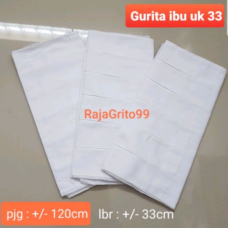 1 Lusin gurita ibu melahirkan REGULER Lebar 33cm  jari 6 / grito ikat ibu pasca melahirkan / Grita ibu SEDANG  (Grosir 12pcs)