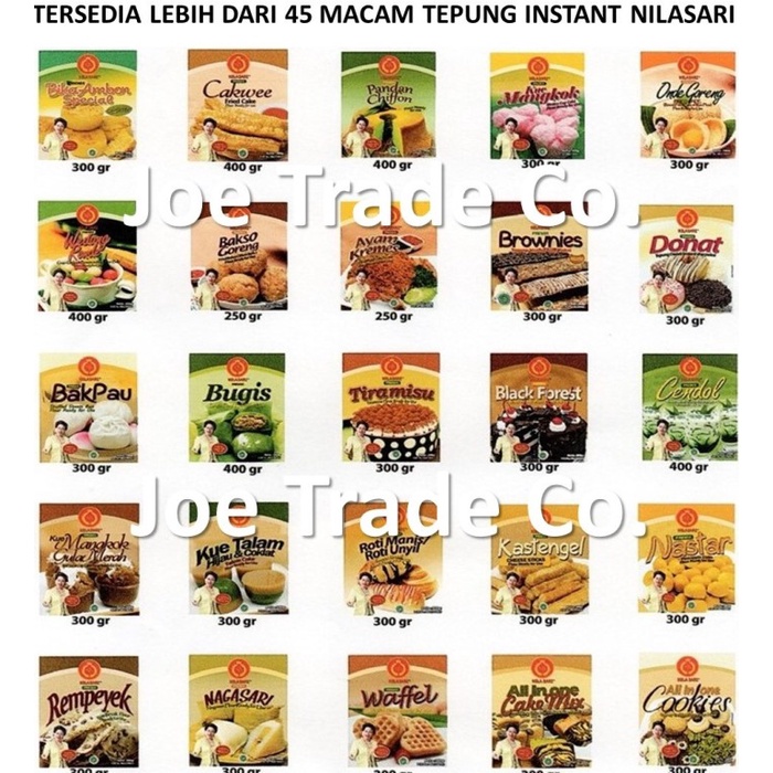 

pakai-siap-tepung-bumbu-tepung- tepung cucur gula merah 300 gr instant premix nilasari -tepung-