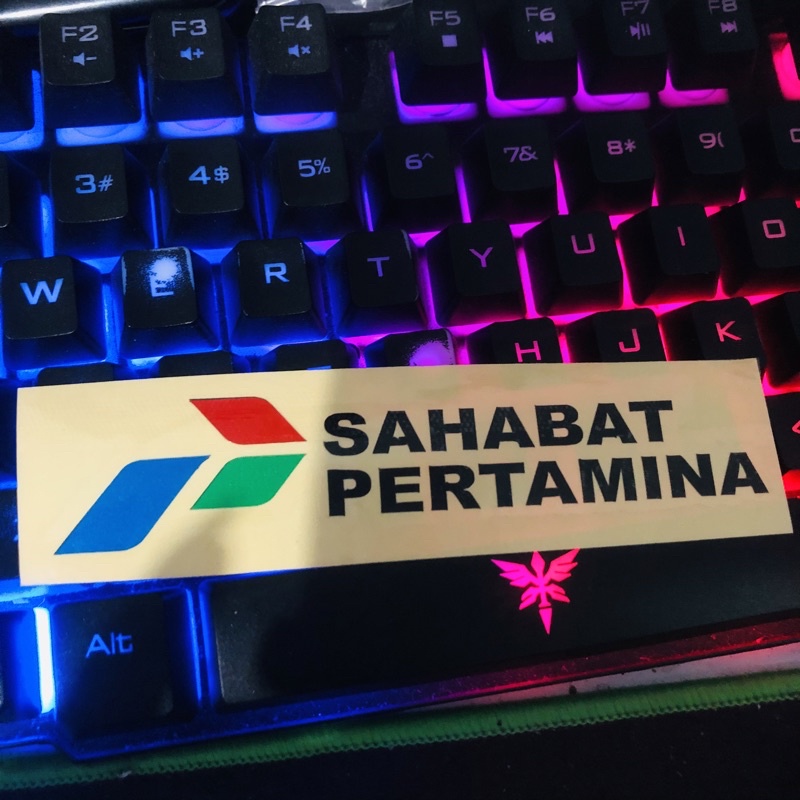 Sticker SAHABAT PERTAMINA stiker cutting