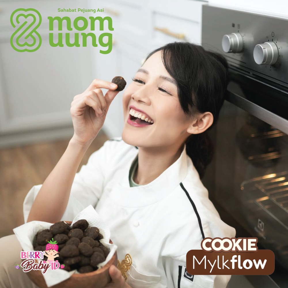 Mom Uung Cookie Mylkflow Kukis Pelancar ASI Booster Suplemen Busui Berry Mart