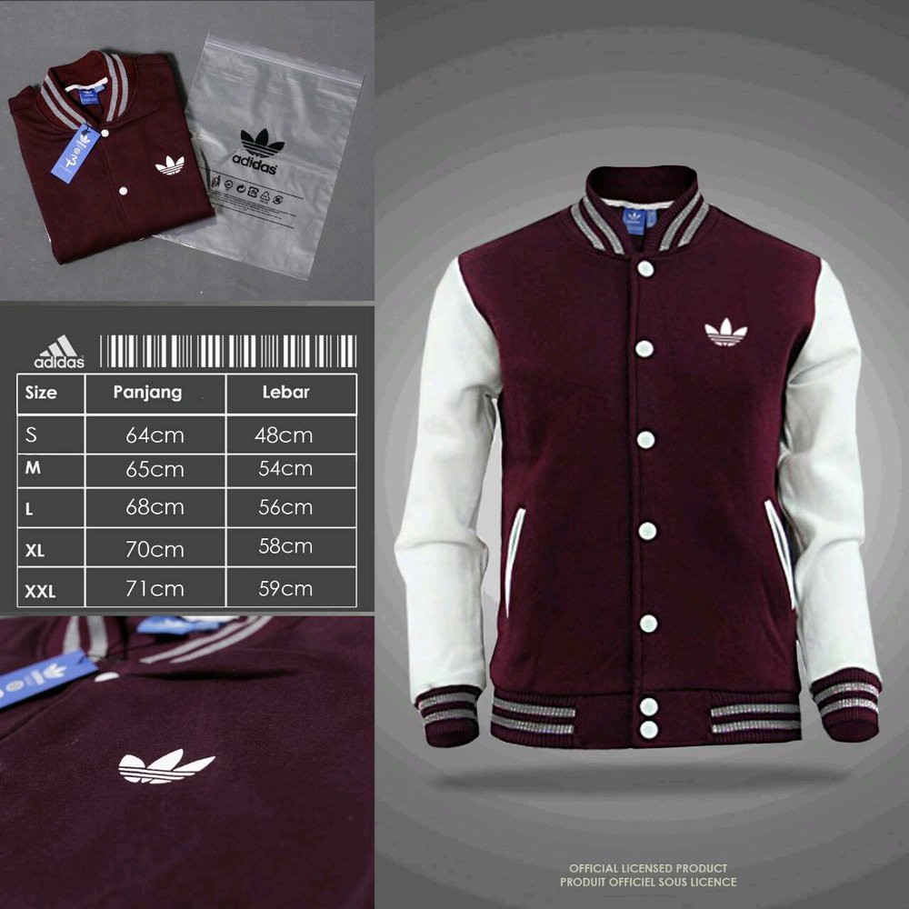 jaket milea jaket adidas baseball milea e disigrosir
