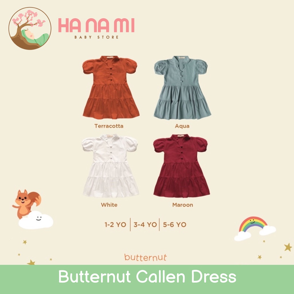 Butternut Callen Dress 1-6 tahun