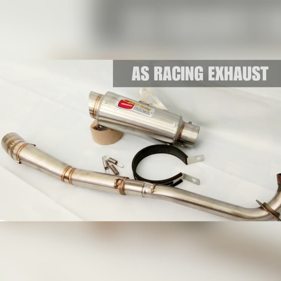 Knalpot Racing CLD Monster Supra X 125 Absolute Revo Blade Stainless