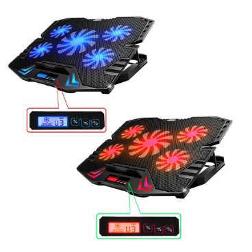 New !! Cooling Pad Laptop 5 Fan Pendingin Laptop Cooling Cooler fan Kipas Pendingin Notebook K5