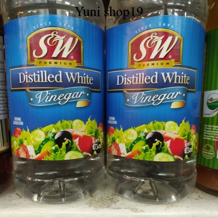 

s&w white vinegar- cuka putih 473ml