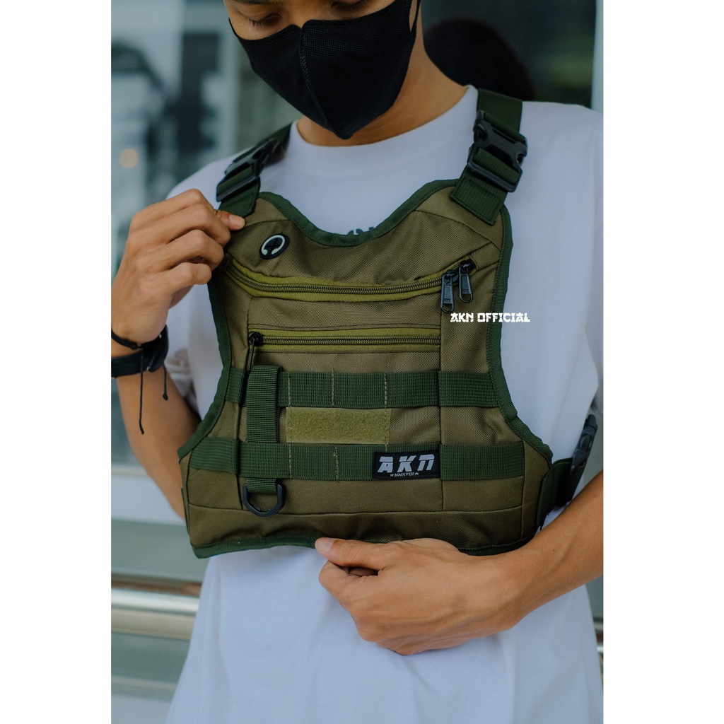 AKN - Chest Bag RDD 27 Premium Tas Dada Pria Tactical Quality Outdoor Rig