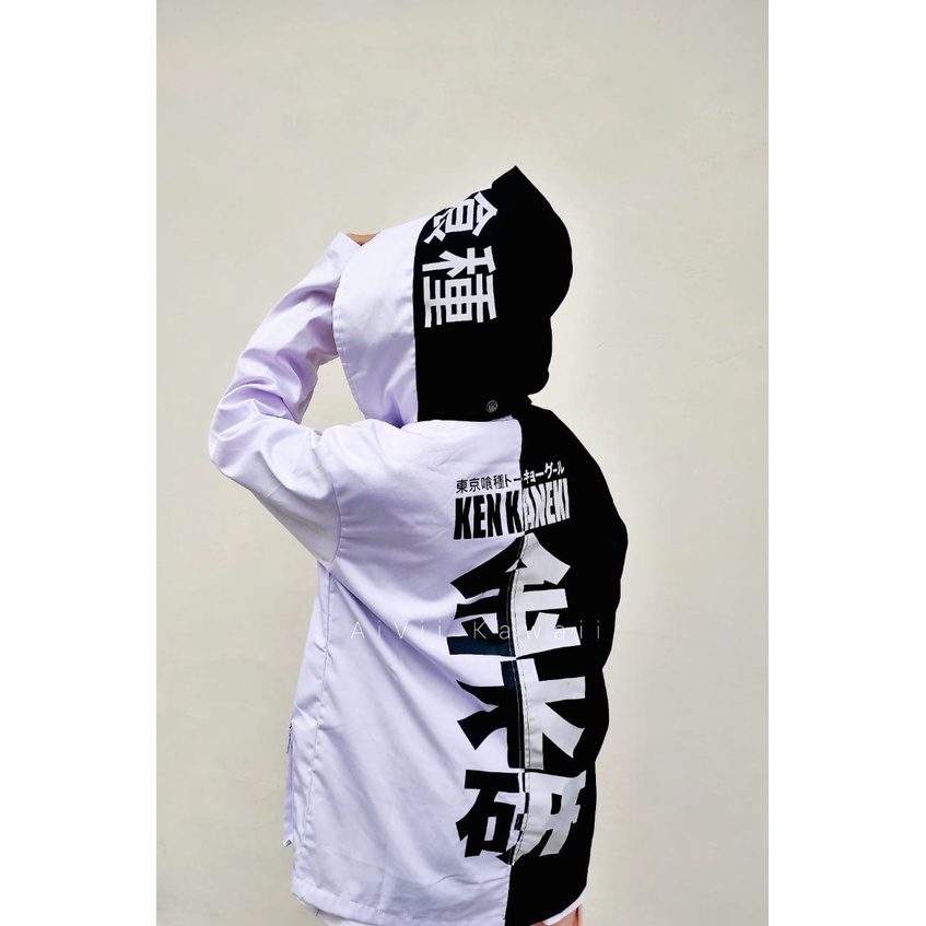 JAKET PARKA ANIME KANEKI TOKYO GHOUL