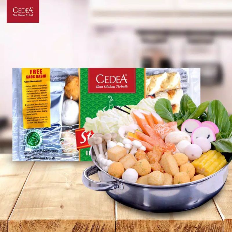 CEDEA Steamboat Set 500 g Halal | Paket Shabu Shabu Steam Boat