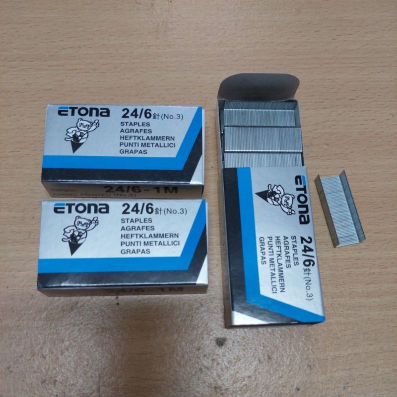 

Isi Staples No.3 (24/6-1M) Etona / Isi Staples Etona 24/6-1M (No.3)