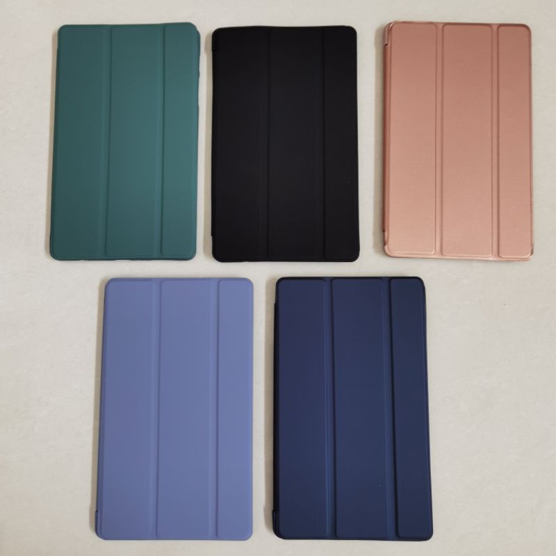 Case Samsung Galaxy Tab A8 10.5 X200 X205 2022 2021 / A7 Lite 8.7 Inch T225 Smart Flip Cover Casing Softcase Soft