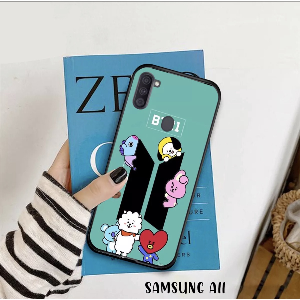 ACASTO Case Samsung A11/ M11 motif gambar boyband BTS k-pop art style unik keren custom case casing 