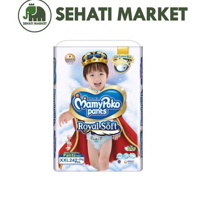 Mamypoko Pants Extra Dry Extra Soft Royal Soft Boy Xxl24 Xxl 24